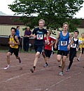 1000m Schüler auf bemängelter Bahn